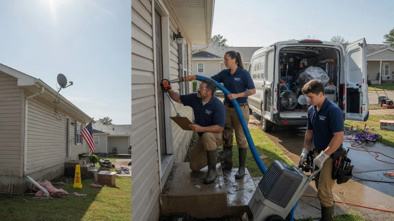 Ceiling Water Damage Restoration in Luzerne, PA near me